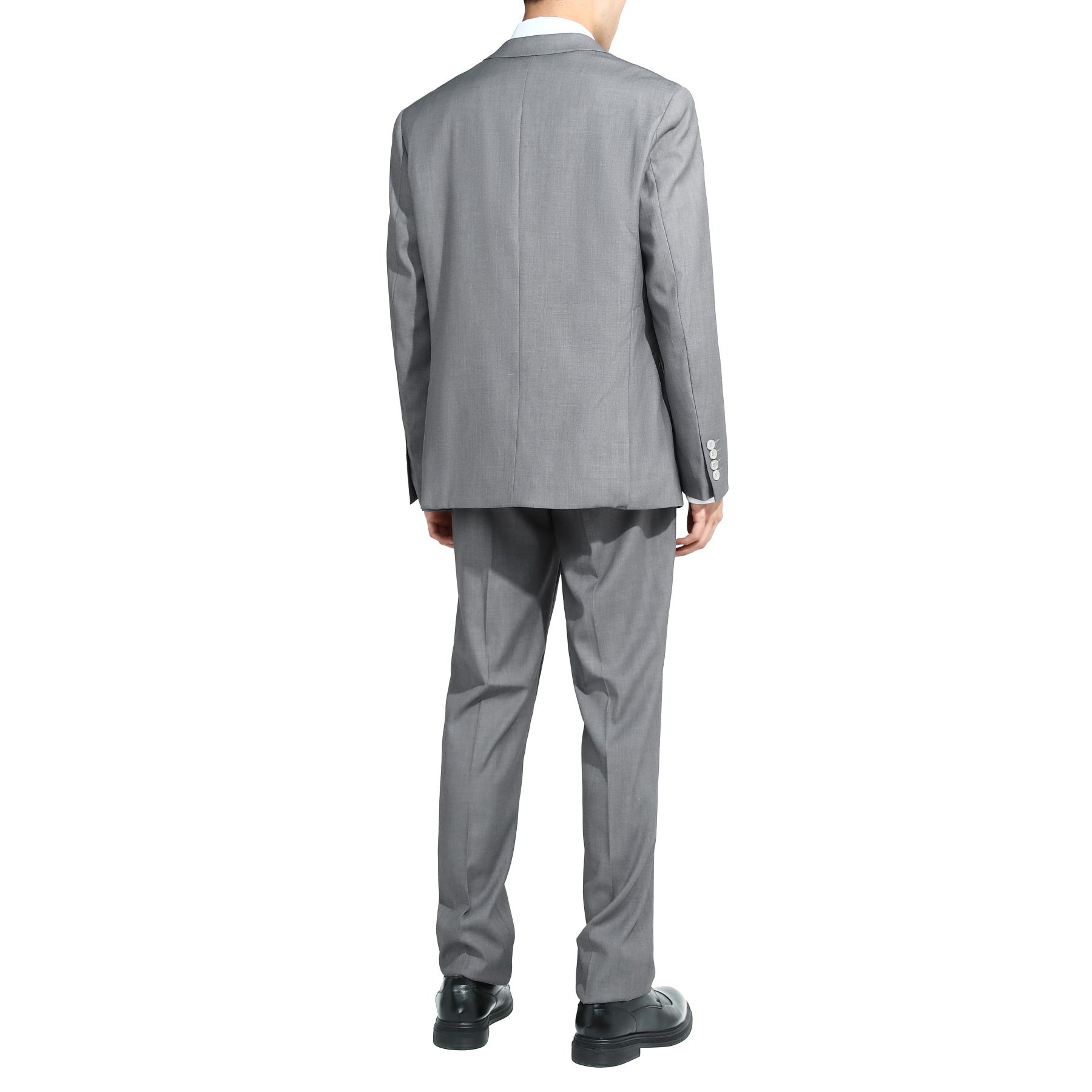 Two Piece LightGrey Suit One Button Suit