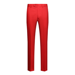 2-Piece Slim Fit Simple Designed Red Suit