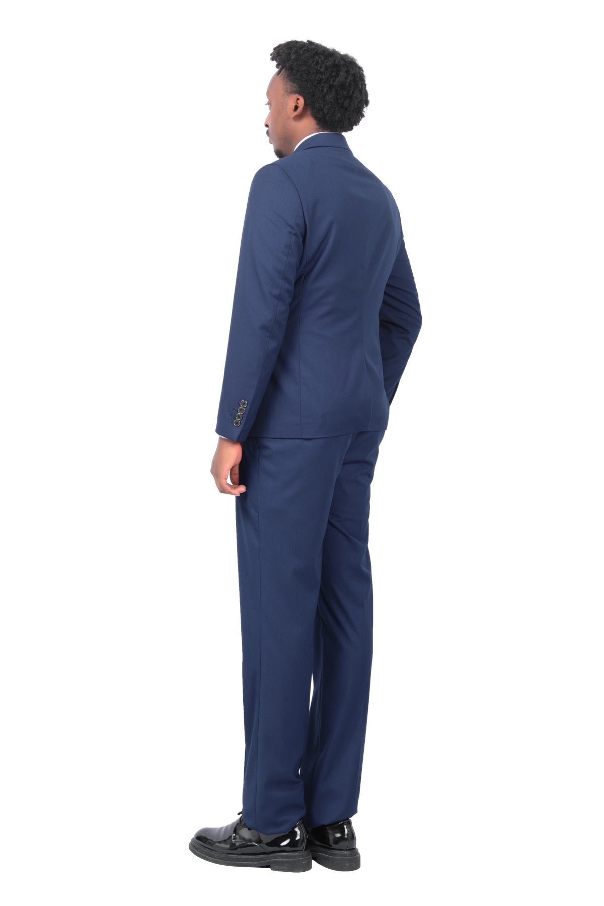 Men's Single-Breasted 2-Piece Tuxedo Suit Blue