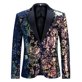 Converted Sequin Jacket Slim Fit Party Blazer