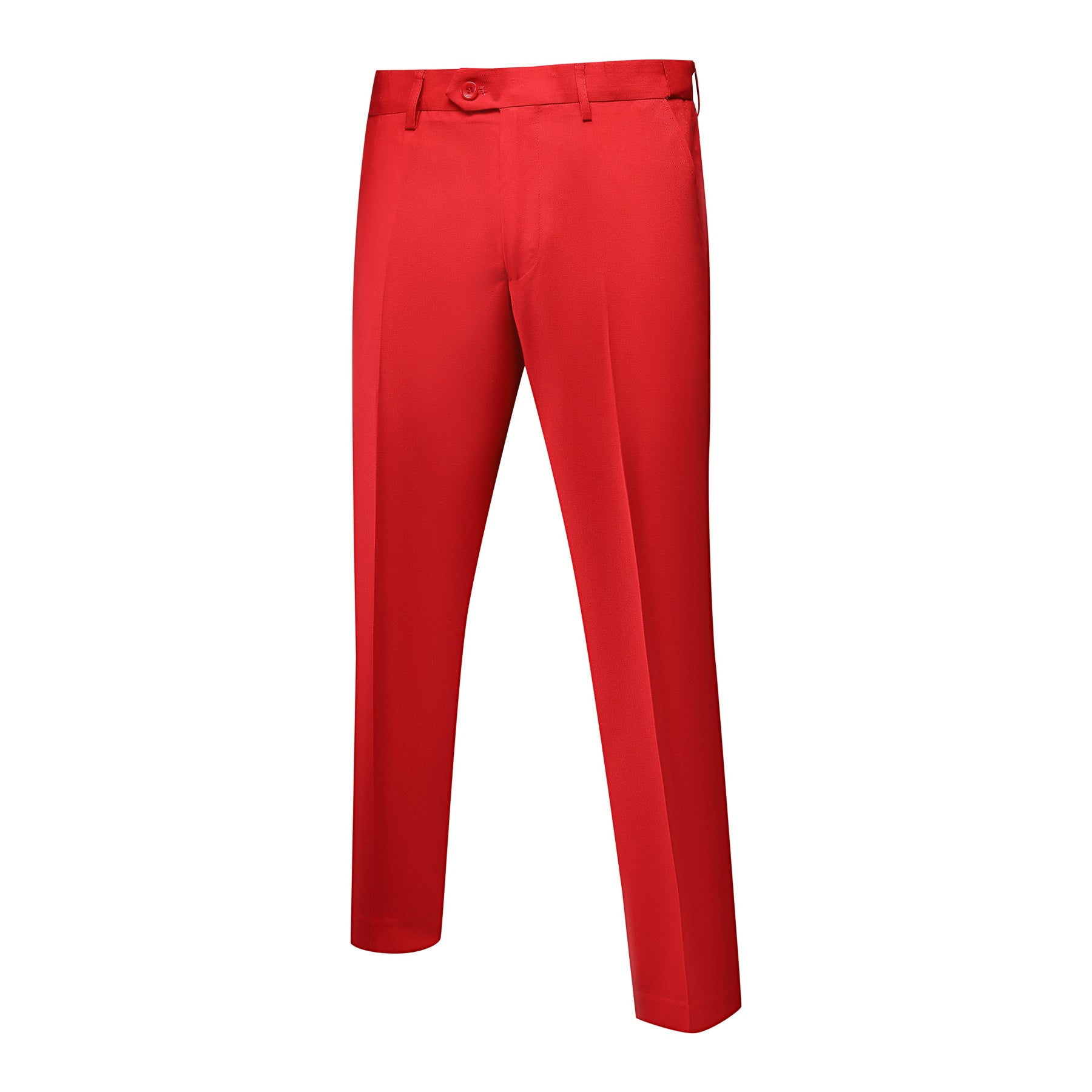 2-Piece Slim Fit Simple Designed Red Suit