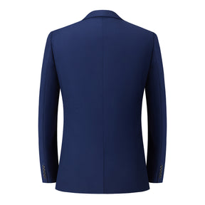 Men's Single-Breasted 2-Piece Tuxedo Suit Blue