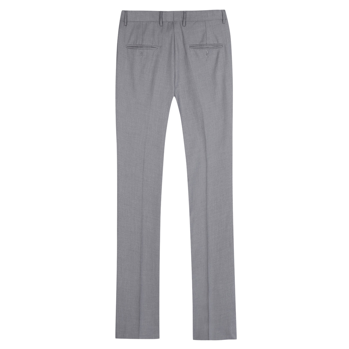 Men's Classic Slim Fit Stretch Flat Front Slacks Dress Pants Grey