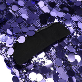 Men's Sequined Single-Button Jacket Purple