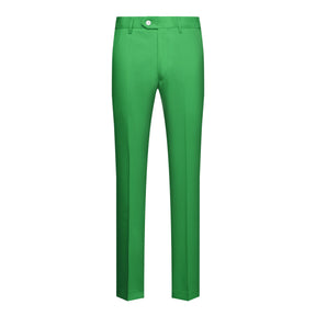 2-Piece Slim Fit Simple Designed Suit Green