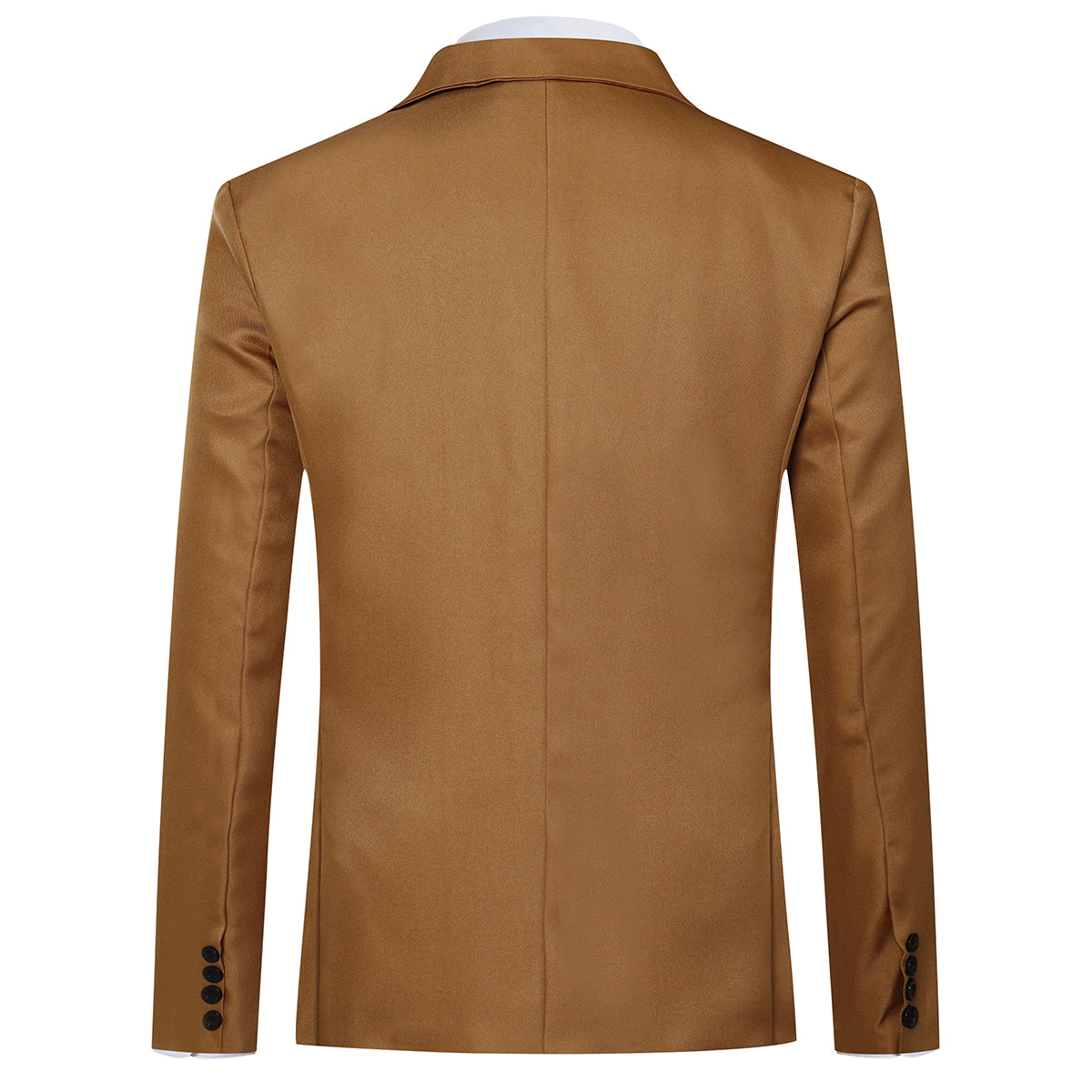 Men's Slim Fit Casual Blazer Jacket Brown