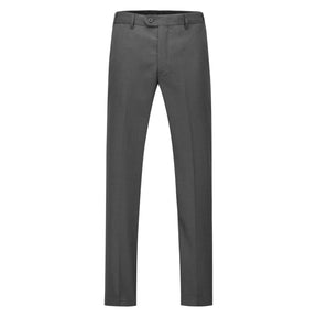 Slim Fit One Button Casual Grey 3-Piece Suit