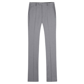 Men's Classic Slim Fit Stretch Flat Front Slacks Dress Pants Grey