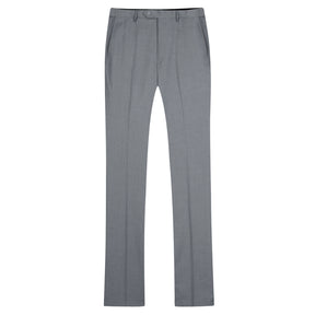 Mens 2-Piece Slim Fit Two Button Light Grey Suit