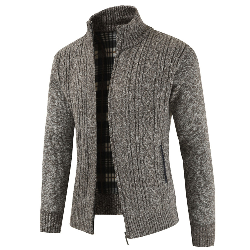 Mens Classic Zip Closure Cardigan 4 Colors - Cloudstyle