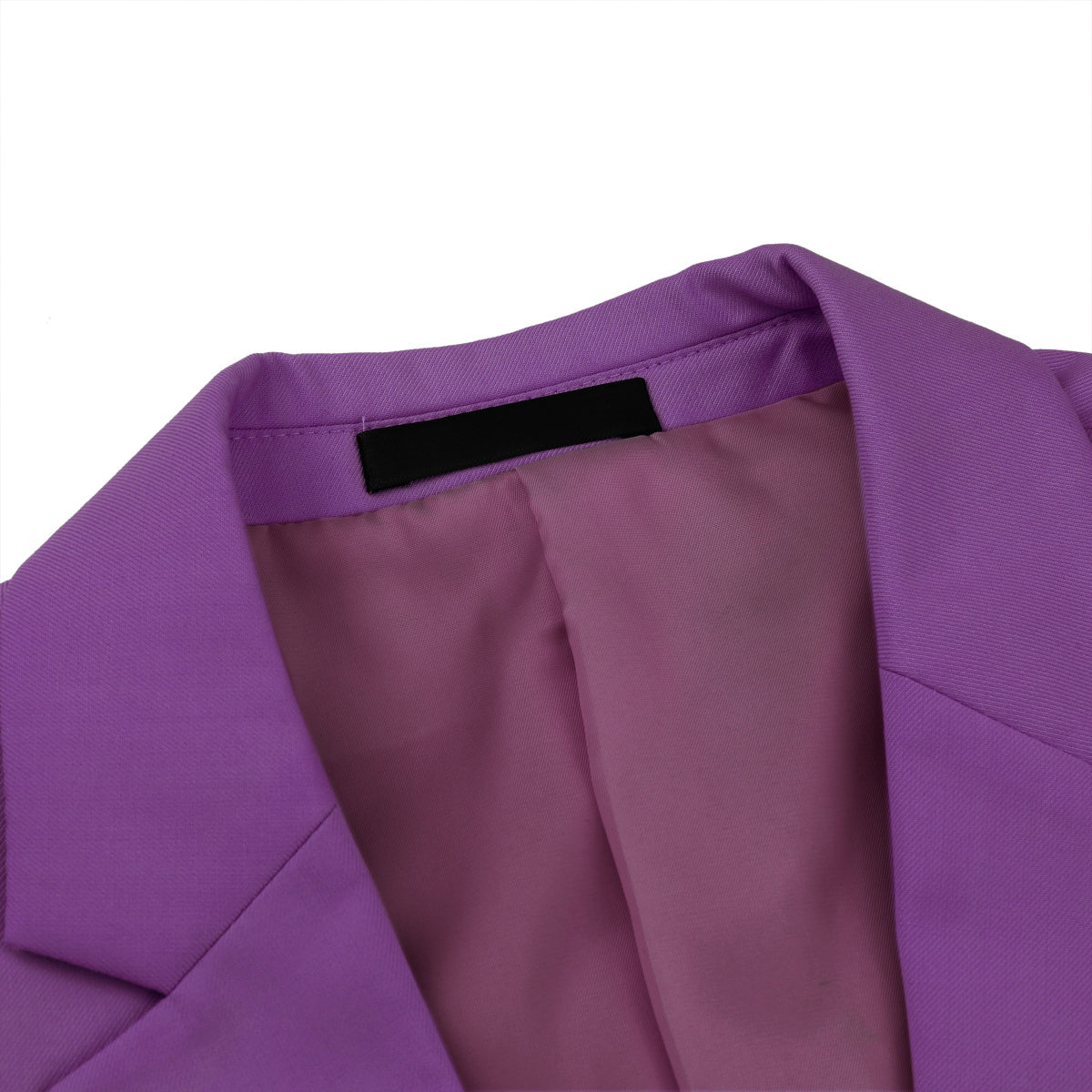 Fashion Jakcket One Button Casual Blazer Purple