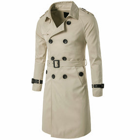 Slim Fit Belted Trench Coat 5 Colors - Cloudstyle